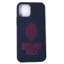 EVELATUS Funda de silicona Soft Touch con logo DR N4 para iPhone 12 Pro Rojo