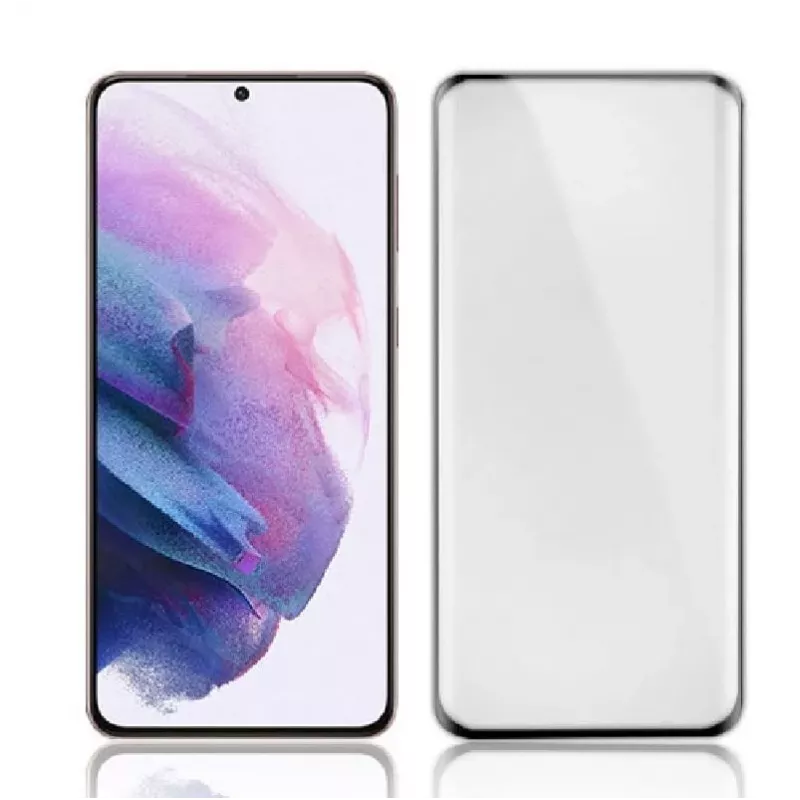 Evelatus Samsung Galaxy S21 Plus 2.5D Full Cover Japan Glue Glass Anti-Static Protector de pantalla de cristal templado