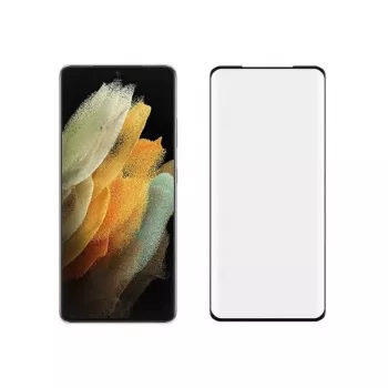 Evelatus Samsung Galaxy S21 Ultra 3D Full Cover Japan Glue Glass Protector de pantalla antiestático