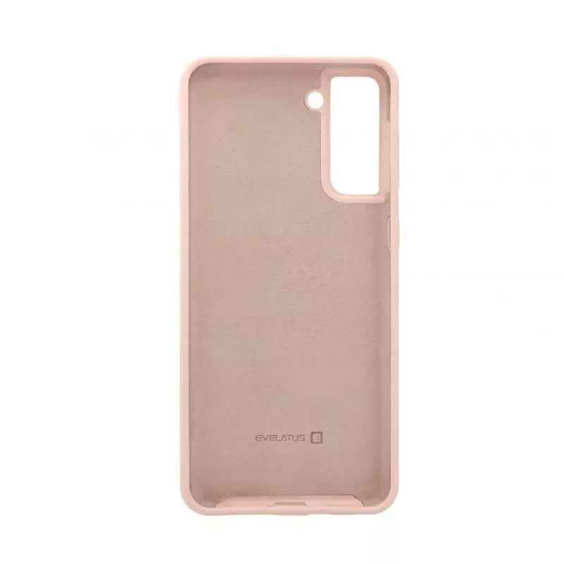 Evelatus Funda de silicona Soft Touch Premium para Samsung Galaxy S21 Plus Sand Powder
