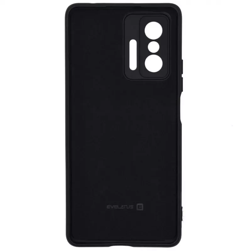 Evelatus Funda de silicona Nano Soft Touch TPU para Xiaomi Redmi Note 10S / Poco M5s negra
