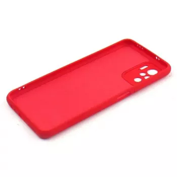 Evelatus Funda de silicona Nano Soft Touch TPU para Xiaomi Redmi Note 10S / Poco M5s roja