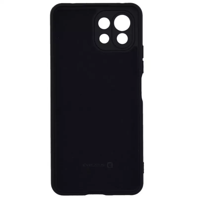 Evelatus Funda de silicona Nano Soft Touch TPU para Xiaomi Mi 11 Lite / 11 Lite 5G / 11 Lite 5G NE negra