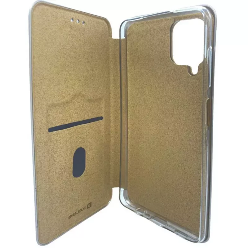 Evelatus Funda tipo libro para Samsung Galaxy A12 / M12 Gold