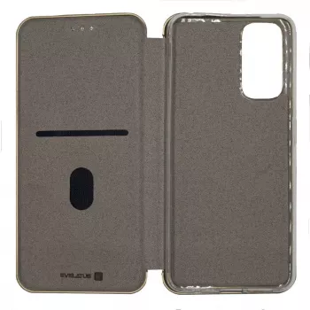 Evelatus Funda tipo libro para Samsung Galaxy A72 Gold