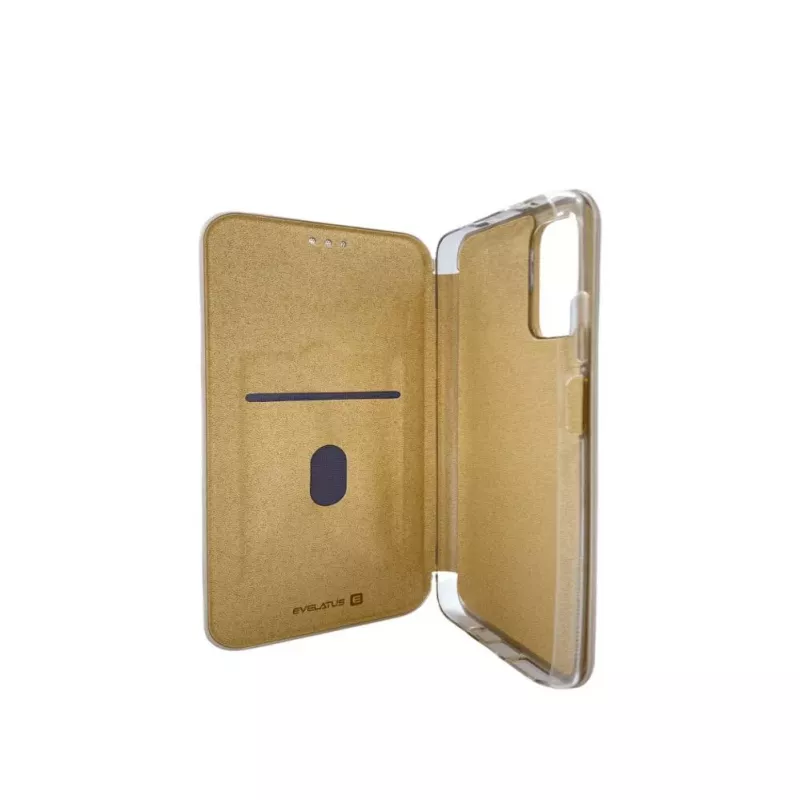 Evelatus Xiaomi Redmi 9T Funda tipo libro, dorada