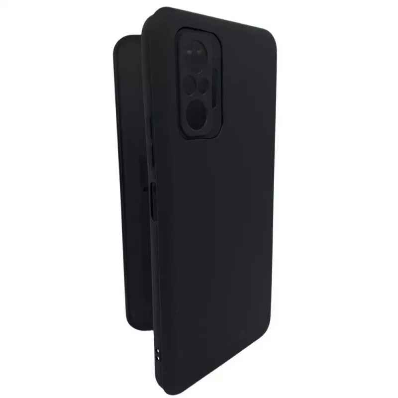 Evelatus Funda tipo libro para Xiaomi Redmi Note 10 Pro negra