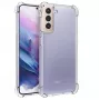 Evelatus Funda antichoque militar de silicona TPU para Samsung Galaxy S21 Plus transparente