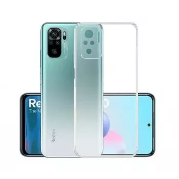Evelatus Funda antichoque militar de silicona TPU para Xiaomi Redmi Note 10/10S/Poco M5s transparente