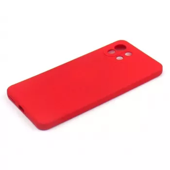 Evelatus Funda de silicona nano Soft Touch TPU para Xiaomi Mi 11 Lite / 11 Lite 5G / 11 Lite 5G NE - Roja