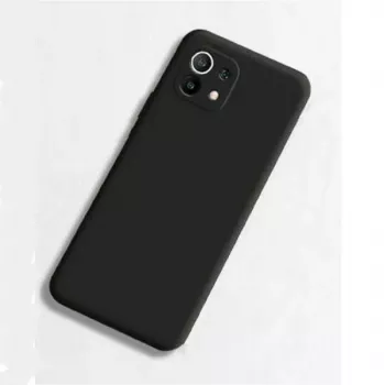 Evelatus Funda de silicona nano Soft Touch TPU para Xiaomi Mi 11 Lite / 11 Lite 5G / 11 Lite 5G NE negra