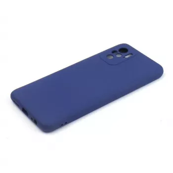 Evelatus Funda de silicona nano Soft Touch TPU para Xiaomi Redmi Note 10S / Poco M5s azul
