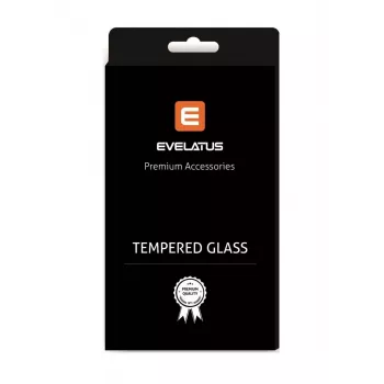 Evelatus Protector de pantalla antistático de cristal con pegamento japonés 2.5D Silk Full Cover con privacidad para Apple iPhone XR/11