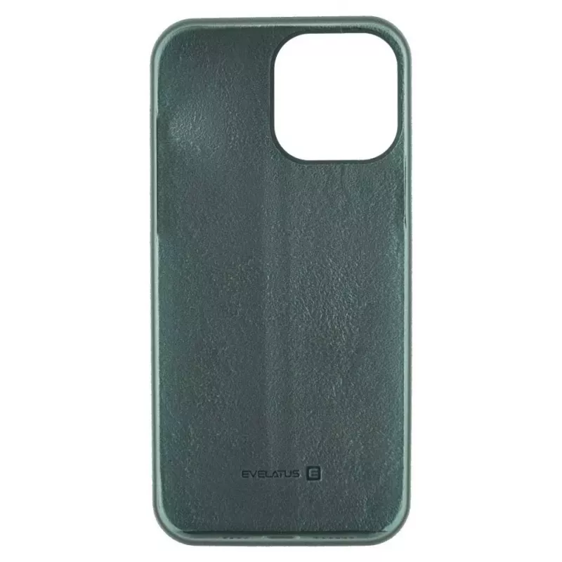 EVELATUS Apple iPhone 13 Mini funda de silicona Premium Soft Touch verde pino