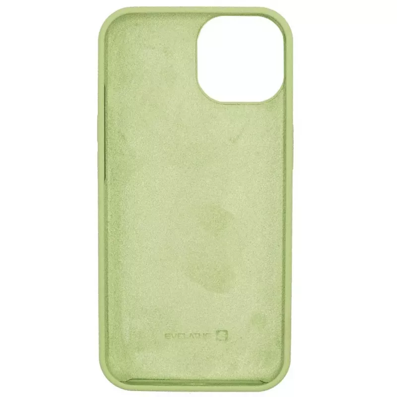 Evelatus Apple iPhone 13 funda de silicona Premium Soft Touch verde matcha