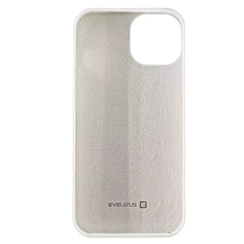 Evelatus Apple iPhone 13 funda de silicona Premium Soft Touch blanca