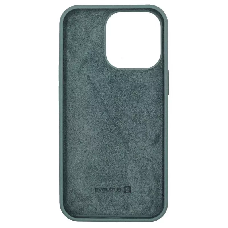 Evelatus Apple iPhone 13 funda de silicona Premium Soft Touch verde abeto