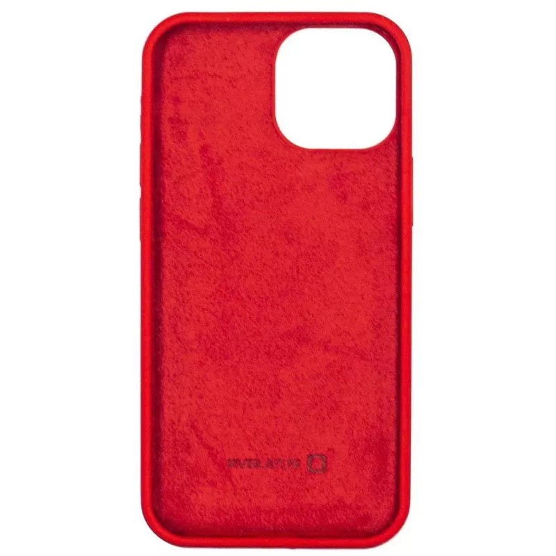 Evelatus Apple iPhone 13 Pro funda de silicona Premium Soft Touch carmín