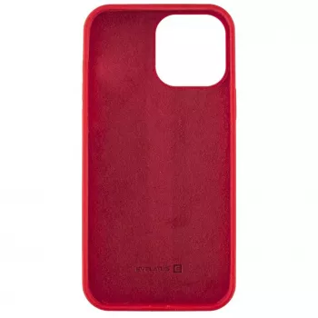 Evelatus Apple iPhone 13 Pro Max funda de silicona Premium Soft Touch rojo chino