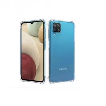 Evelatus Samsung Galaxy A22 5G Funda de silicona TPU militar a prueba de golpes transparente