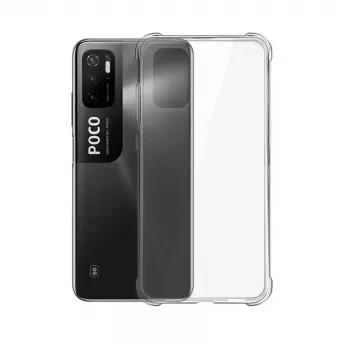 Evelatus Xiaomi Poco M3 Pro / M3 Pro 5G Funda de silicona TPU militar a prueba de golpes transparente