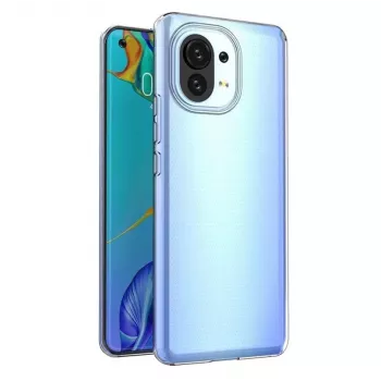 Evelatus Xiaomi Mi 11 Funda de silicona transparente 1,5mm TPU transparente