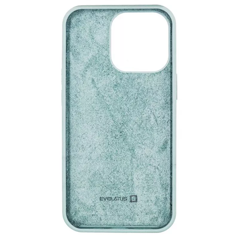 Evelatus iPhone 13 Pro Max Funda de silicona Premium Soft Touch verde gem