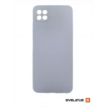 Evelatus Funda de silicona Premium Soft Touch para Samsung Galaxy A22 5G - gris