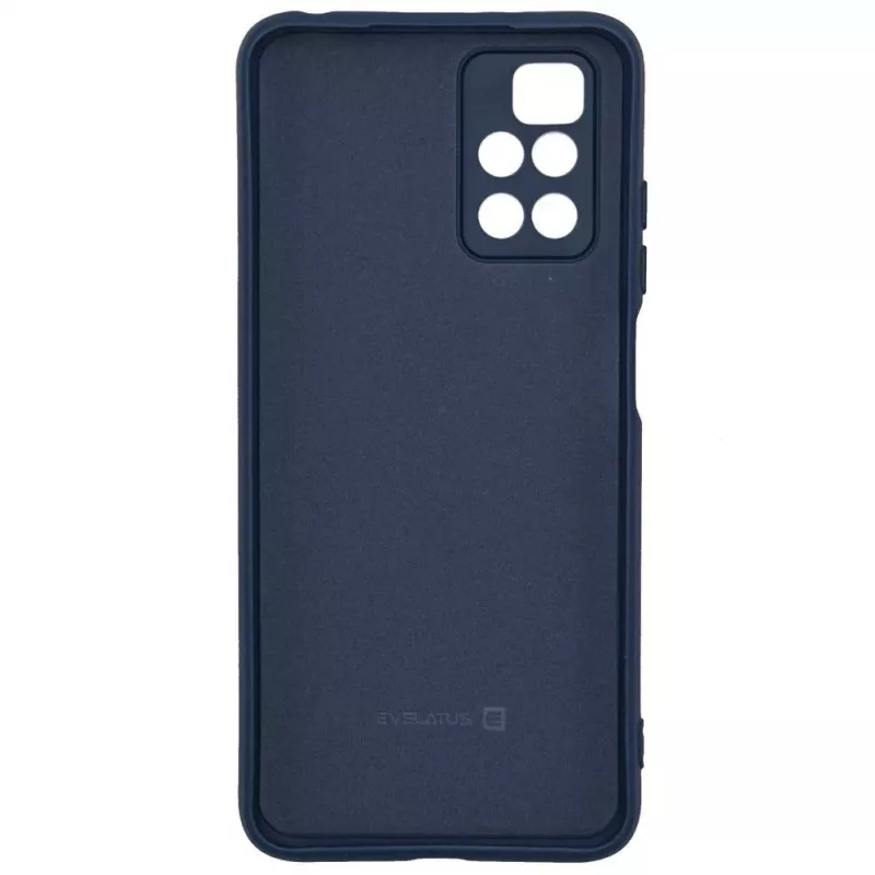 Evelatus Xiaomi Redmi 10 Funda de silicona Nano Soft Touch TPU azul marino