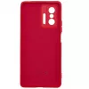 Evelatus Xiaomi 11T / 11T Pro Funda de silicona Nano Soft Touch TPU roja