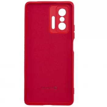 Evelatus Xiaomi 11T / 11T Pro Funda de silicona Nano Soft Touch TPU roja