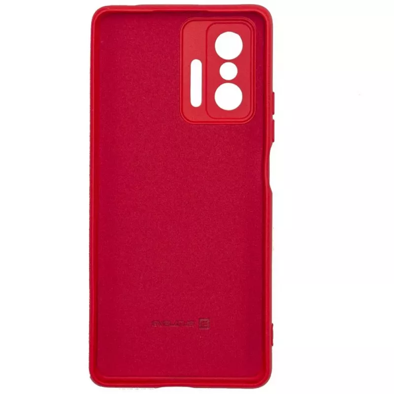 Evelatus Xiaomi 11T / 11T Pro Funda de silicona Nano Soft Touch TPU roja