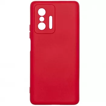 Evelatus Xiaomi 11T / 11T Pro Funda de silicona Nano Soft Touch TPU roja