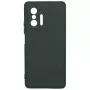 Evelatus Funda de silicona Nano Soft Touch TPU verde oscuro para Xiaomi 11T/11T Pro