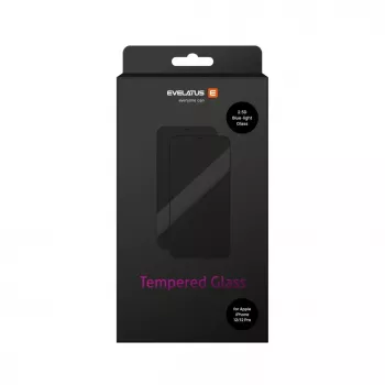 Evelatus Apple iPhone 12/12 Pro Protector de pantalla de cristal templado plano transparente 0,33mm con Japan Glue antiestático