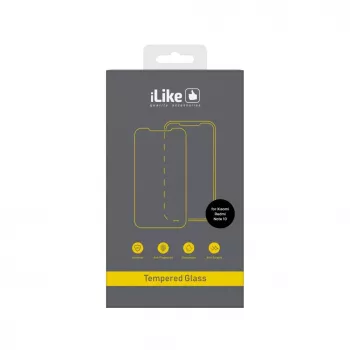 iLike Protector de pantalla de cristal templado para Xiaomi Redmi Note 10 Pro, clear, 0,33 mm, dureza 9H