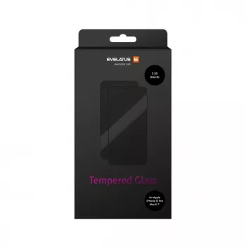 EVELATUS Apple iPhone 13 Pro Max 2.5D Full Cover Japan Glue Glass Anti-Static protector de pantalla