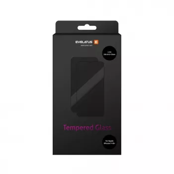 EVELATUS Matte 2.5D Silk Cover Tempered Glass protector de pantalla para Apple iPhone 7 Plus/8 Plus, antiestático, Japan Glue