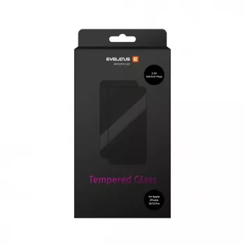 Evelatus Apple iPhone 12/12 Pro Privacy 2.5D Silk Full Cover Japan Glue Anti-Static negro