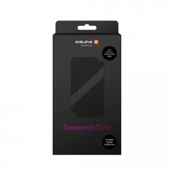 Evelatus Apple iPhone X/XS/11 Pro protector de pantalla de cristal Full Cover 2.5D mate Silk con pegamento japonés antiestático