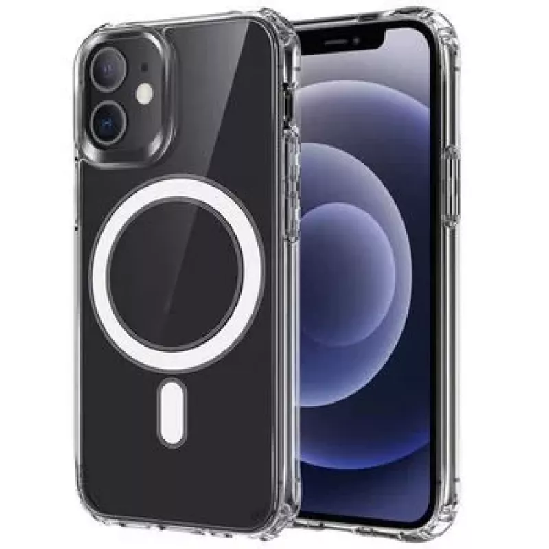 iLike Apple iPhone 13 Funda MagSilicone Transparente