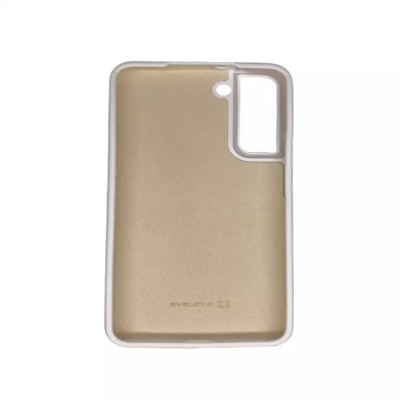 Evelatus Samsung Galaxy S22 Plus Funda de silicona Premium Soft Touch Blanco