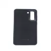 Evelatus Samsung Galaxy S21 FE Funda de silicona Premium Soft Touch Negro