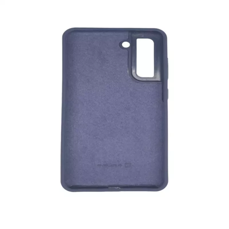 Evelatus Samsung Galaxy S21 FE Funda de silicona Premium Soft Touch Azul marino