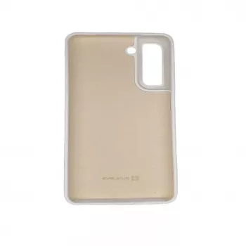 Evelatus Samsung Galaxy S21 FE Funda de silicona Premium Soft Touch Blanco