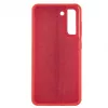 Evelatus Samsung Galaxy S21 FE Funda de silicona Premium Soft Touch Rojo chino