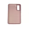 Evelatus Samsung Galaxy S21 FE Funda de silicona Premium Soft Touch Rosa arena