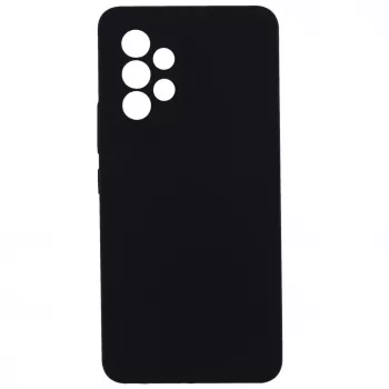 Evelatus Samsung Galaxy A73 5G Funda de silicona Premium Soft Touch Negro