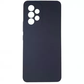Evelatus Samsung Galaxy A73 5G Funda de silicona Premium Soft Touch Azul marino
