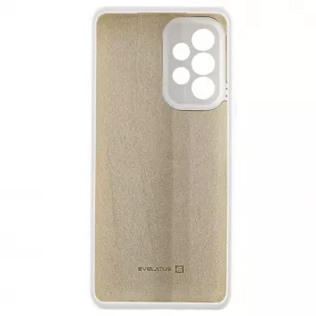 Evelatus Samsung Galaxy A73 5G Funda de silicona Premium Soft Touch Blanco